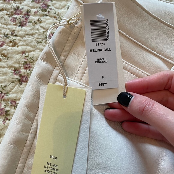 NWT Aritzia Wilfred The Melina Pant Tall, Birch, size 8 - Picture 8 of 8